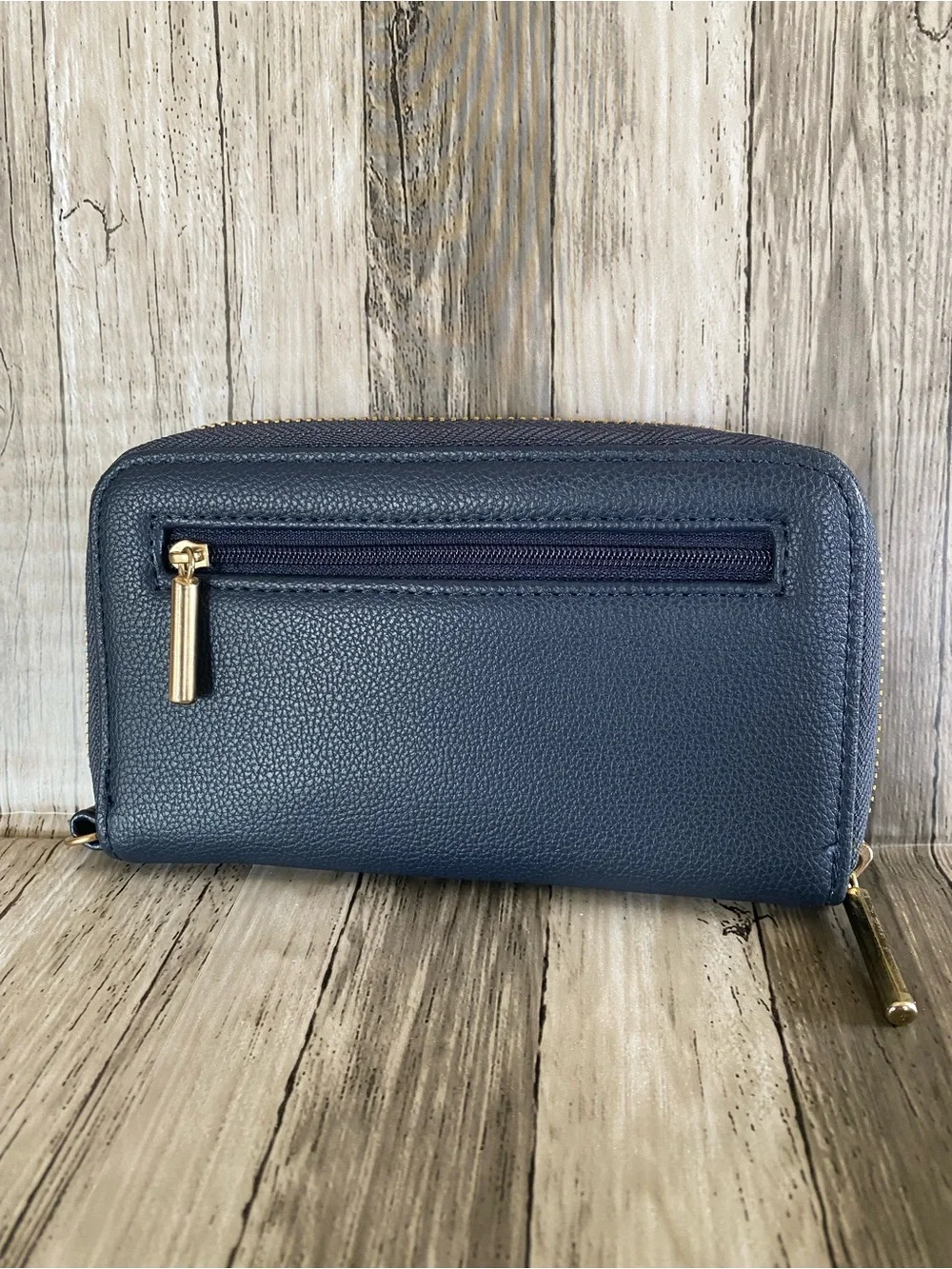 THIRTY-ONE SLIM WALLET— NAVY BLUE PEBBLES